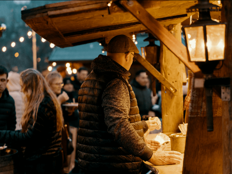 Kerstmarkt kramen