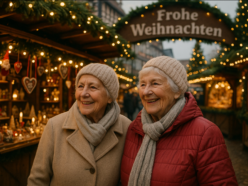 Kerstmarkt dames senioren